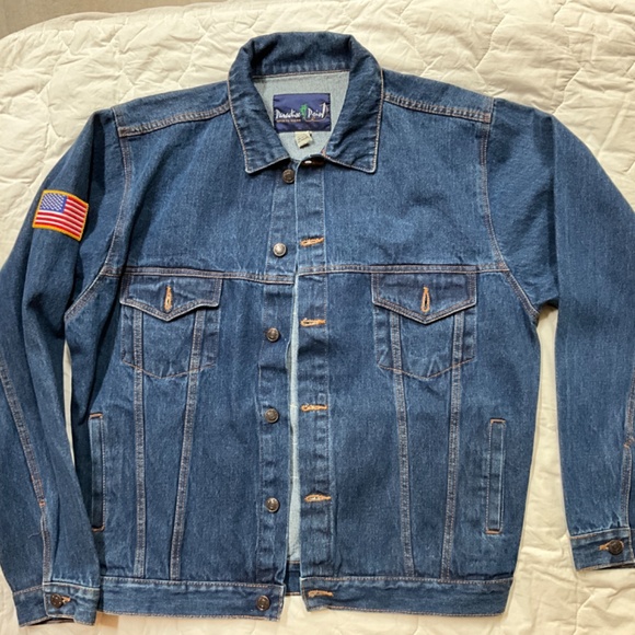 Official 9tour merch)Kid Rock Rebel Soul Tour men’s medium denim jacket - Picture 3 of 5